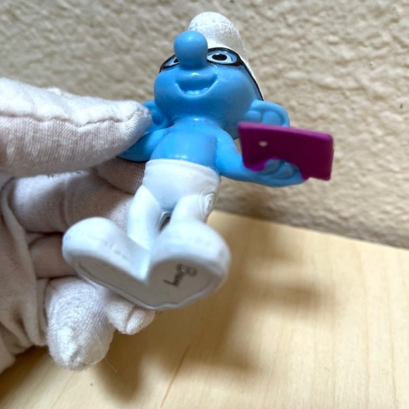Smurfs! Set of 5 Hefty, Brainy, Vanity, Grouchy, Smooth. from 2013 The Smurfs 2 - Picture 10 of 13